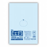 >【直送品】 ハウスホールドジャパン ポリ規格袋　0．02mm厚 14号 JT14　透明 1冊（ご注文単位50冊）