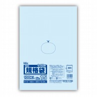 >【直送品】 ハウスホールドジャパン ポリ規格袋　0．02mm厚 15号 JT15　透明 1冊（ご注文単位40冊）