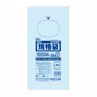 【直送品】 ハウスホールドジャパン ポリ規格袋　0．02mm厚 8号 JT08　透明 1冊（ご注文単位140冊）