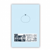 【直送品】 ハウスホールドジャパン ポリ規格袋　0．06mm厚 12号 JY12　透明 1冊（ご注文単位20冊）