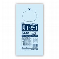ハウスホールドジャパン ポリ規格袋　0．05mm厚 7号 JW07　透明 1冊（ご注文単位60冊）【直送品】