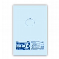 【直送品】 ハウスホールドジャパン ポリ規格袋　0．025mm厚 14号 JM14　透明 1冊（ご注文単位30冊）