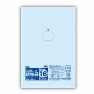【直送品】 ハウスホールドジャパン ポリ規格袋　0．025mm厚 16号 JM16　透明 1冊（ご注文単位20冊）