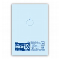 【直送品】 ハウスホールドジャパン ポリ規格袋　0．025mm厚 18号 JM18　透明 1冊（ご注文単位20冊）