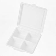 【直送品】 ケーピープラテック 紙容器　KBボックス  KB－55　ホワイト 25枚/袋（ご注文単位8袋）