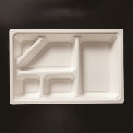 ケーピープラテック 紙製弁当容器　K－BOX　中仕切 KMP90－60A ホワイト 25枚/袋（ご注文単位12袋）【直送品】