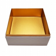 神堂 食品対応貼箱　KAMI－CASE　本体 ミディアム 市松白　04798 1個（ご注文単位100個）【直送品】