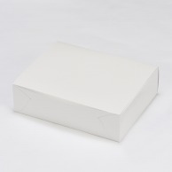 【直送品】cotta ケーキ箱　ホワイトショートNC NO．10 77715 25枚/束（ご注文単位1束）