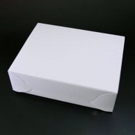 >【直送品】cotta ケーキ箱　ホワイトショートケース　NO．10  1383 50枚/袋（ご注文単位1袋）