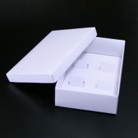 【直送品】cotta 進物箱 4×6 701　白 10枚/束（ご注文単位1束）
