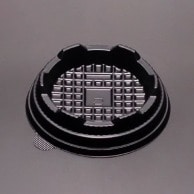 【直送品】 エースパック ケーキBOX　本体 CM－4 黒 100枚/袋（ご注文単位30袋）