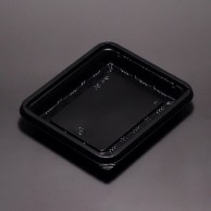 エースパック サンドイッチ容器　本体 MH－35 黒 100枚/袋（ご注文単位20袋）【直送品】