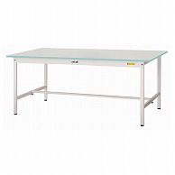 山金工業 ワークテーブル150　色彩テーブル　H740mm 基本形　スカイブルー 1800×900 1台（ご注文単位1台）【直送品】