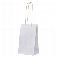 星野 手提げ紙袋　キャリーバッグ K－LL 1　ホワイト　314076 100枚/束（ご注文単位1束）【直送品】