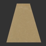 【直送品】 星野 ぶどう用生産資材　カミセロ三角袋 大　透明無地白茶 661106 1000枚/箱（ご注文単位1箱）