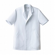 【直送品】 セブンユニフォーム コート　男性用　半袖 M　ホワイト AA0312-8　1枚（ご注文単位1枚）