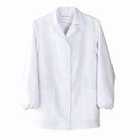 セブンユニフォーム タフリースコート　女性用　長袖 7号　ホワイト AA0802-0　1枚（ご注文単位1枚）【直送品】