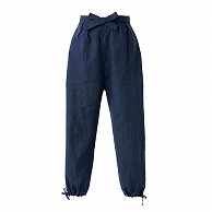 セブンユニフォーム 作務衣パンツ　男女兼用 M　藍 EL3380-2　1枚（ご注文単位1枚）【直送品】