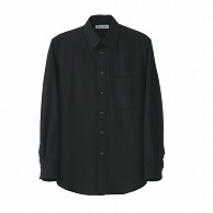 セブンユニフォーム シャツ　男性用　長袖 S　ブラック CH4416-9　1枚（ご注文単位1枚）【直送品】