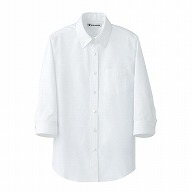 【直送品】 セブンユニフォーム 7分袖シャツ　女性用 13号　ホワイト CH4418-0　1枚（ご注文単位1枚）