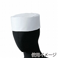 セブンユニフォーム カツラギ和帽子 M　ホワイト JW4620-0　1枚（ご注文単位1枚）【直送品】