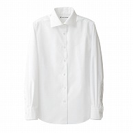 セブンユニフォーム シャツ　女性用　長袖 15号　ホワイト CH4431-0　1枚（ご注文単位1枚）【直送品】