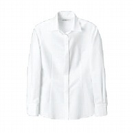 セブンユニフォーム スキッパーカラーブラウス　女性用　長袖 7号　ホワイト CF4421-0　1枚（ご注文単位1枚）【直送品】
