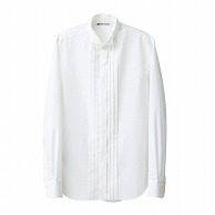 セブンユニフォーム ウイングカラーシャツ　男性用　長袖 S　ホワイト CH4440-0　1枚（ご注文単位1枚）【直送品】