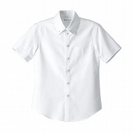 セブンユニフォーム ボタンダウンシャツ　女性用　半袖 SS　ホワイト CH4487-0　1枚（ご注文単位1枚）【直送品】
