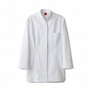 セブンユニフォーム コート　女性用　長袖 7号　ホワイト QA7360-0　1枚（ご注文単位1枚）【直送品】