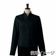 セブンユニフォーム コート　女性用　長袖 7号　ブラック×ブラック DA2629-9　1枚（ご注文単位1枚）【直送品】