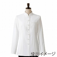 セブンユニフォーム コート　女性用　長袖 7号　ホワイト DA2633-0　1枚（ご注文単位1枚）【直送品】