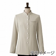 セブンユニフォーム コート　女性用　長袖 7号　グレージュ DA2633-5　1枚（ご注文単位1枚）【直送品】