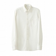 セブンユニフォーム ニットシャツ　男女兼用　長袖 4L　ホワイト CH4493-0　1枚（ご注文単位1枚）【直送品】