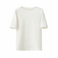セブンユニフォーム ニットシャツ　女性用　5分袖 5号　ホワイト CU2357-0　1枚（ご注文単位1枚）【直送品】