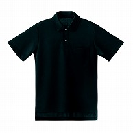 セブンユニフォーム ポロシャツ　男女兼用 3L　ブラック CU2358-9　1枚（ご注文単位1枚）【直送品】