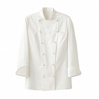 セブンユニフォーム ドレスコックコート　女性用　長袖 7号　オフホワイト QA7333-0　1枚（ご注文単位1枚）【直送品】
