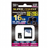 オーム電機 ST16MSU1PD 11-0176 SUPER TALENT microSDカード 16GB Class10（ご注文単位1袋）【直送品】