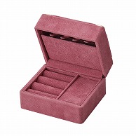 【直送品】 原口 アクセサリーボックス　宝石箱 ピンク V－WT－13－SP 1個（ご注文単位10個）