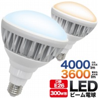【直送品】 プラタ LEDビーム電球　口金E26　高輝度 25W　白色球 73C－LDR25D 1個（ご注文単位1個）