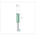 >トラスコ中山 ナカニシ グリーンポリッシャーWA砥粒 (1Pk(袋)＝10本入) #320　476-7152（ご注文単位1パック）【直送品】