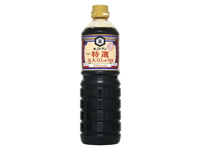 >キッコーマン特選丸大豆醤油パック１Ｌ※軽（ご注文単位6個）【直送品】