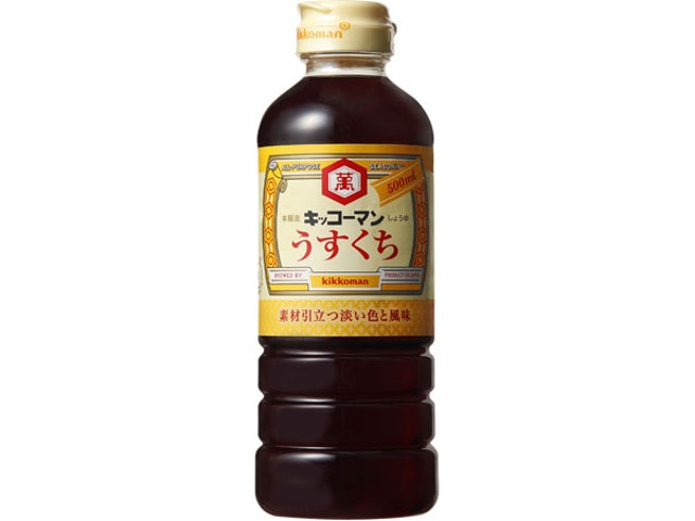 キッコーマンうすくち醤油５００ｍｌ※軽（ご注文単位6個）【直送品】