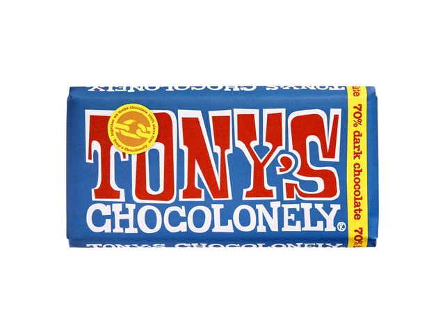 トニーズダークチョコレート７０％１８０ｇ※軽（ご注文単位3個）【直送品】