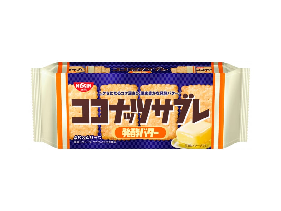 日清シスコココナッツサブレ発酵バター１６枚※軽（ご注文単位12個）【直送品】