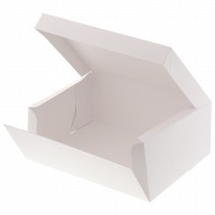 HEIKO 箱 サイドオープンケーキ箱 5号 白 ケーキ10個用 10枚