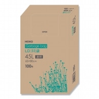 HEIKO ゴミ袋 LDゴミ袋 箱入 透明 45L 100枚/箱 4901755308679 通販