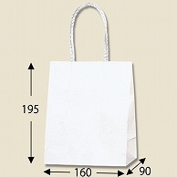 HEIKO 紙袋 スムースバッグ 16-09 白無地 25枚