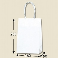 HEIKO 紙袋 スムースバッグ 16-2 白無地 25枚