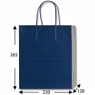 HEIKO 紙袋 PBスムースバッグ M-1 紫紺 10枚